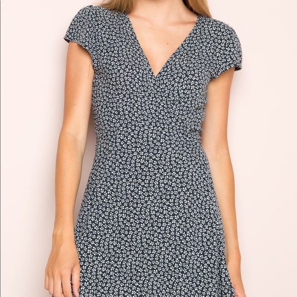 Brandy Melville Robbie Wrap Dress - Picture 2 of 8